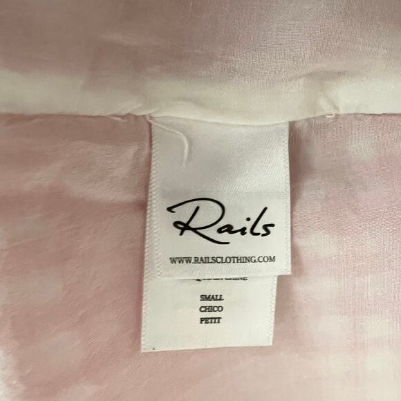 Rails Malia Plaid Gingham Spaghetti Strap Mini Dress Size S - Picture 8 of 14